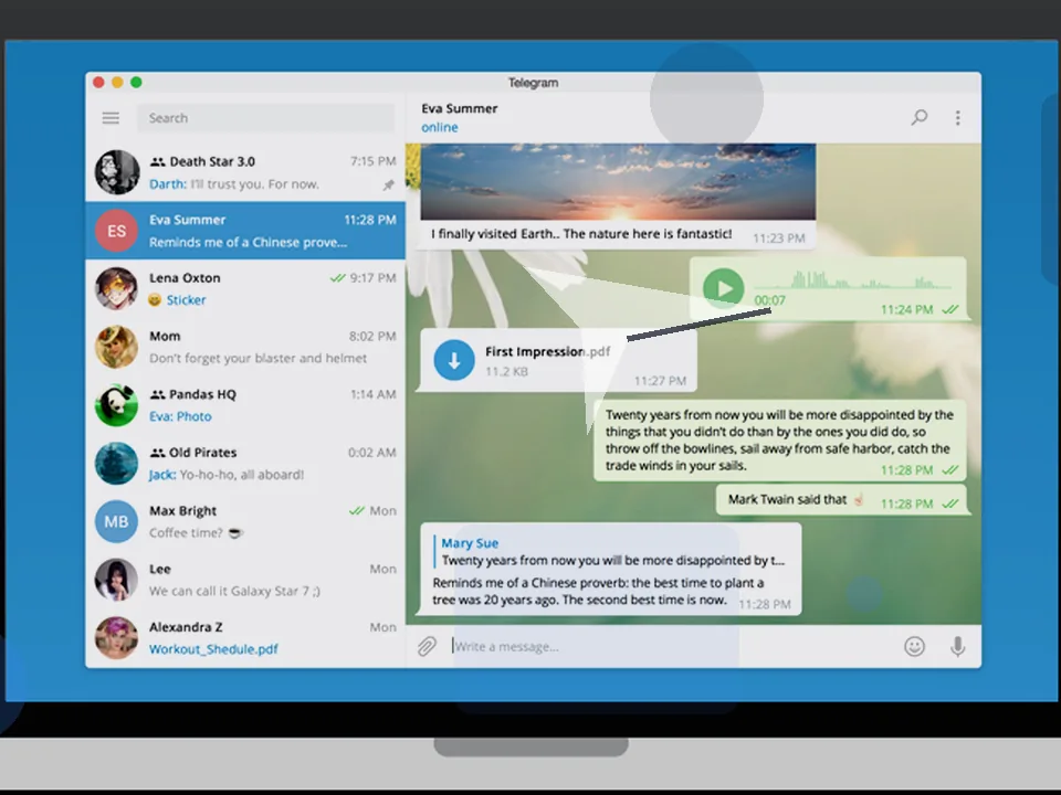 纸飞机多端通讯体验